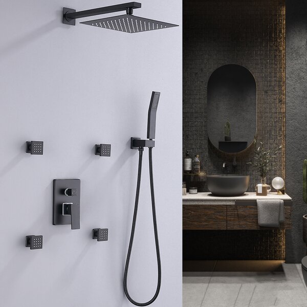 RBROHANT Système de douche complet avec valve brute Wayfair Canada